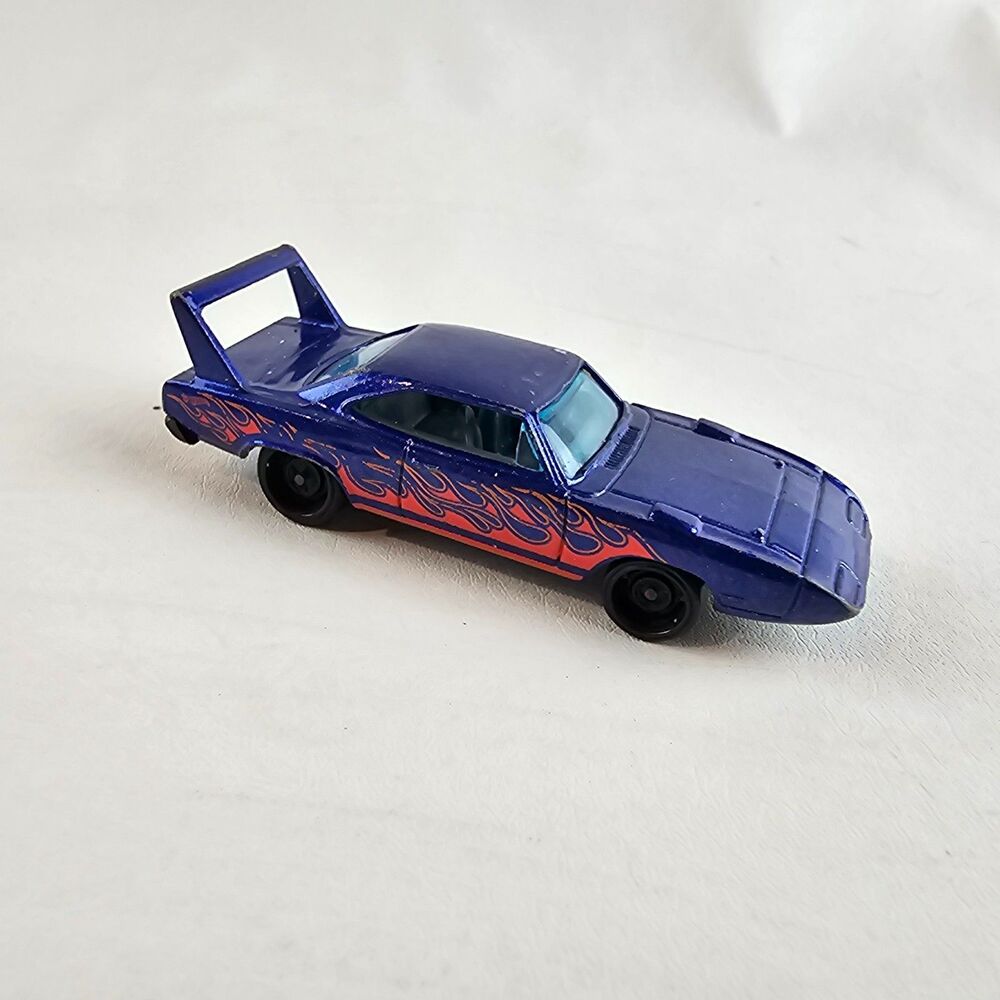 Hot Wheels 70 Plymouth Superbird 2020 HW Flames Purple Orange Loose Diecast